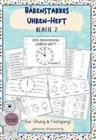 Vorschau - Arbeitsblätter - Übungsheft zu Uhrzeit und Zeitspannen ab Klasse 2 - Deckblatt