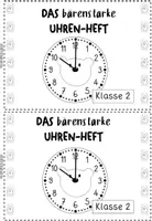 Vorschau - Arbeitsblätter - Übungsheft zu Uhrzeit und Zeitspannen ab Klasse 2 - Seite 1