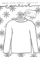 Vorschau - Arbeitsblätter - Ugly Christmas Sweater - design contest - templates - Seite 3
