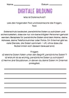 Vorschau - Stundenentwürfe - Digitale Bildung – Medienkompetenz und Datenschutz - Seite 1