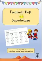 Vorschau - Anderer Materialtyp - Feedbackheft/Rückmeldeheft Verhalten Superheld*in - Deckblatt