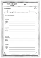 Vorschau - Arbeitsblätter - Horoskope - Schreibaufgabe - Seite 3