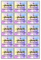Vorschau - Mal- und Bastelvorlagen - Silvester Knicklicht - Geschenkvorlage - Seite 3