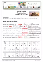 Vorschau - Stundenentwürfe - Ägypten, Hieroglyphen Ägypten, (auch Homeschooling) Ägypten - Seite 3