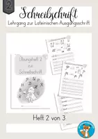 Vorschau - Unterrichtsreihen - Lateinische Ausgangsschrift Schreiblehrgang Heft 2 - Deckblatt
