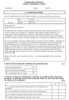 Vorschau - Test - Klassenarbeit/ Test - ¡Vamos! ¡Adelante! 2 U1 - Seite 1