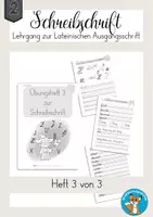 Vorschau - Unterrichtsreihen - Lateinische Ausgangsschrift Schreiblehrgang Heft 3 - Deckblatt