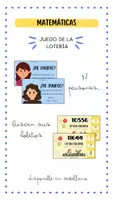 Vista previa - Juegos / Gamificación - MATEMÁTICAS: JUEGO DE LA LOTERÍA - Portada