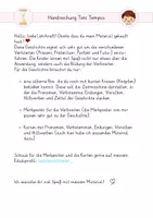 Vorschau - Merkblätter - Verben Zeitformen - Inputgeschichte Toni Tempus - Seite 1