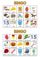 Vista previa - Juegos / Gamificación - Juego didáctico: Bingo ortográfico del sonido K - Portada