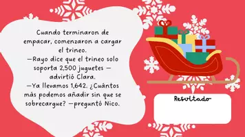 Vista previa - Hojas de trabajo - El Cuento Matemático de la Navidad - página 3