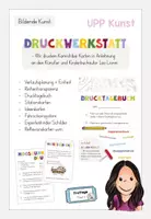 Vorschau - Stundenentwürfe - Druckwerkstatt (komplette Kunst Einheit Drucken / Leo Lionni) - Deckblatt