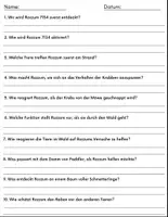 Vorschau - Arbeitsblätter - Film: "Der wilde Roboter (2024)" Fragen + Aktivitäten Rätsel mit Lösungen - Seite 1