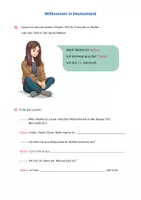 Vorschau - Arbeitsblätter - DaZ - Arbeitsheft Teil (Deutsch als Zweitsprache) - Deckblatt