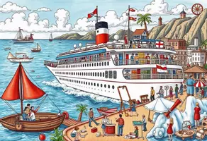 Vorschau - Poster - Kreuzfahrtschiff - Wimmelbild - Seite 1