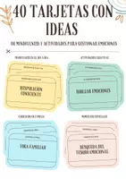 Vista previa - Refuerzo / NEE / Materiales de apoyo - Tarjetas de Mindfulness y Gestión Emocional - página 3
