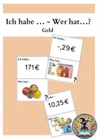 Vorschau - Spiele - Ich habe…, wer hat…? Geld - Deckblatt