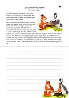 Vorschau - Arbeitsblätter - Eine Fabel zu Ende schreiben - "Der Fuchs und der Kranich" - Seite 2