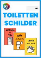 Vorschau - Poster - Toilettenregeln in Regenbogenoptik - Deckblatt