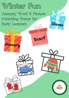 Vista previa - Juegos / Gamificación - Winter Fun: January Word & Picture Matching Games - Portada