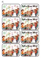Vorschau - Arbeitsblätter - Silvester & Neujahr: kreatives Schreiben mit Wimmelbild - Seite 3