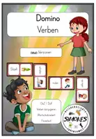 Vorschau - Spiele - Domino Verben (9 Varianten) - Deckblatt