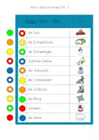 Vorschau - Stationenlernen - Freiarbeitskarten WINTER | Lesespiel - Seite 1