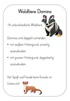 Vorschau - Spiele - Domino Waldtiere - Seite 1