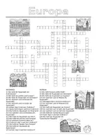 Vorschau - Arbeitsblätter - Europa - Rätsel (incl. Lösung) - Deckblatt