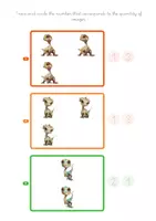 anteprima - Esercizi - Quantità e Numeri DINOSAURI INGLESE Vol.2 - Pagina 3