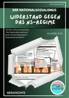 Vorschau - Stundenentwürfe - Widerstand gegen das NS-Regime - Nationalsozialismus - Deckblatt