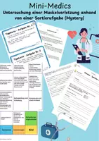 Vorschau - Arbeitsblätter - Muskelverletzung von Patienten untersuchen - Deckblatt