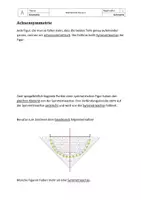 Vorschau - Merkblätter - Regelblatt Achsensymmetrie - Deckblatt