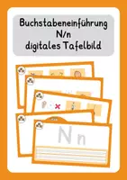 Vorschau - Präsentationen/Tafelbilder - Buchstabeneinführung N - digitales Tafelbild - Deckblatt