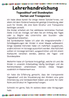 Vorschau - Fördermaterial/Inklusion - Tagesablauf und Stundentransparenz - Seite 1
