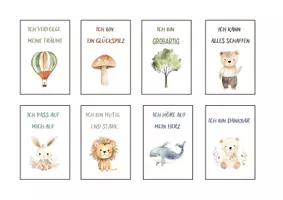 Vorschau - Merkblätter - Affirmationskarten klein - Deckblatt