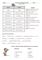 Vorschau - Arbeitsblätter - Introducing Yourself in English – Basic Phrases - Seite 1