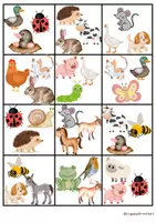 Vorschau - Spiele - Schnapp es dirTiere vom Bauernhof (DaZ, Wortschatz) - Seite 2