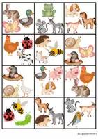 Vorschau - Spiele - Schnapp es dirTiere vom Bauernhof (DaZ, Wortschatz) - Seite 3
