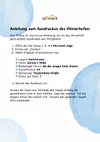 Vorschau - Arbeitsblätter - DaZ-Winterheft + Brett- und Kartenspiel - Seite 1