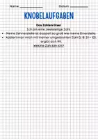 Vorschau - Stundenentwürfe - Knobelaufgaben – Mathematik - Seite 1