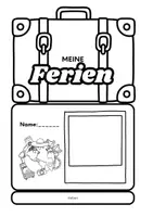 Vorschau - Anderer Materialtyp - Meine Ferienerlebnisse-Ferienkoffer - Deckblatt
