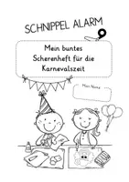 Vorschau - Mal- und Bastelvorlagen - ✂️ Feinmotorik Karneval – Schneiden mit der Schere & Bastelübungen - Seite 2