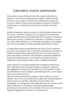 anteprima - Altro tipo di materiale - Calendario routine bimba - Pagina 1
