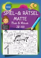 Vorschau - Mal- und Bastelvorlagen - Spiel- & Rätselmatte "Plus & Minus ZR 100" | Rechnen - Malen & Rätseln | Aufgaben für Schnelle | Ich bin fertig Aufgaben | Lückenfüller - Deckblatt