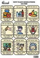 Vista previa - Juegos / Gamificación - NEW YEAR’S RESOLUTIONS & FUTURE SIMPLE – Go Fish Game - página 3