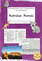 Vorschau - Stundenentwürfe - (Bundle) Unterrichtseinheit "Australian Animals" - Australia - Seite 1