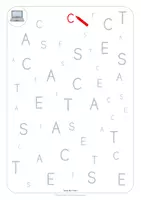 Vorschau - Arbeitsblätter - Buchstaben - Suchblätter (Druckschrift) - Seite 3