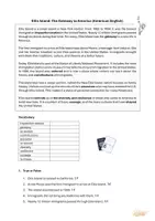 Vorschau - Text - Reading Comprehension Ellis Island Klasse 8/9 - Seite 1