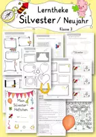 Vorschau - Arbeitsblätter - Silvester Neujahr Ethik 3. / 4. Klasse Lerntheke - Seite 1